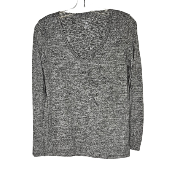 American Eagle soft and sexy plush gray long sleeve sweater size M - Picture 1 of 9